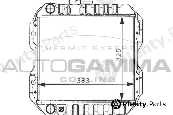 Autogamma 100241 — Radiator, engine cooling