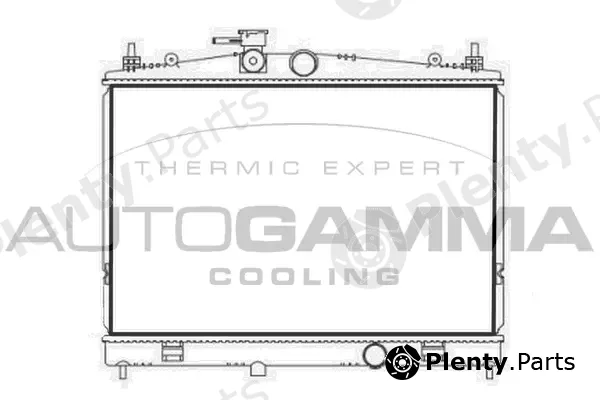 Autogamma 107727 — Radiator, engine cooling