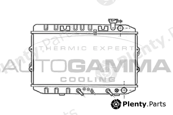Autogamma 102110 — Radiator, engine cooling
