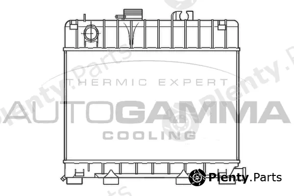 Autogamma 100112 — Radiator, engine cooling