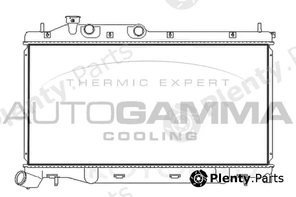Autogamma 107719 — Radiator, engine cooling