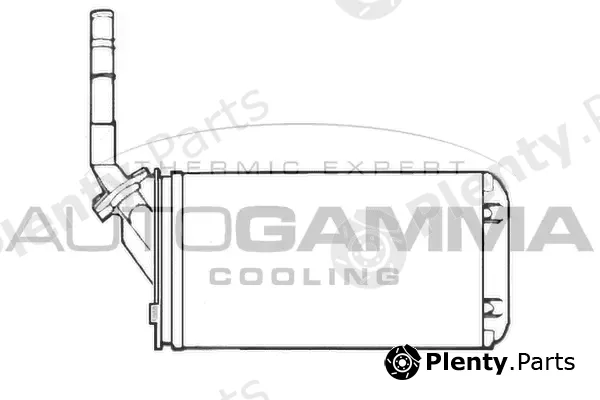 Autogamma 101677 — Heat Exchanger, interior heating