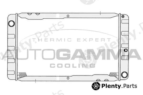 Autogamma 104199 — Radiator, engine cooling