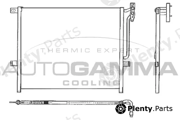 Autogamma 102606 — Condenser, air conditioning