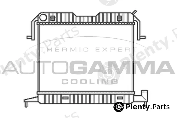 Autogamma 102238 — Radiator, engine cooling