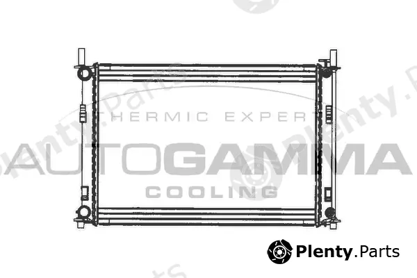 Autogamma 103071 — Radiator, engine cooling