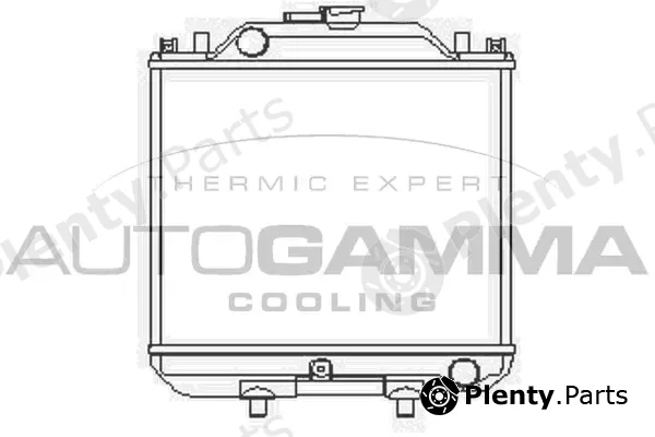 Autogamma 103634 — Radiator, engine cooling