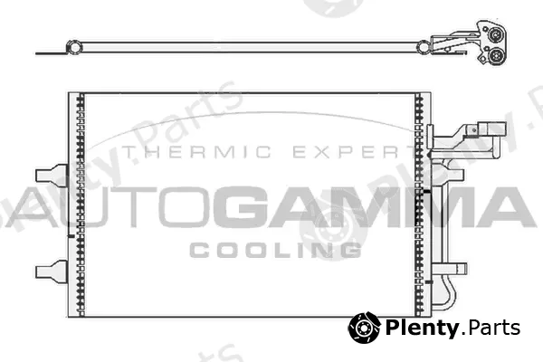 Autogamma 105512 — Condenser, air conditioning