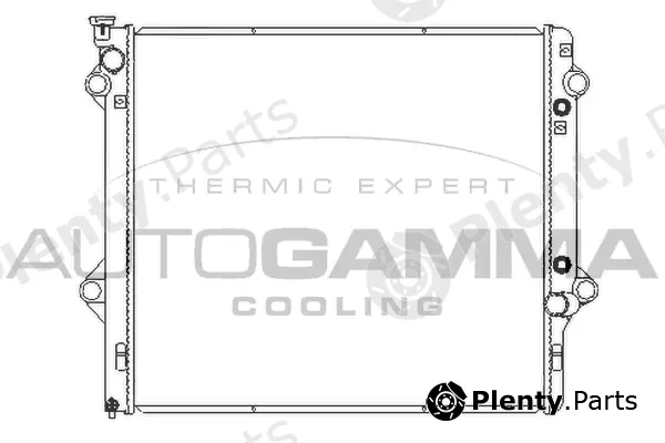 Autogamma 107190 — Radiator, engine cooling