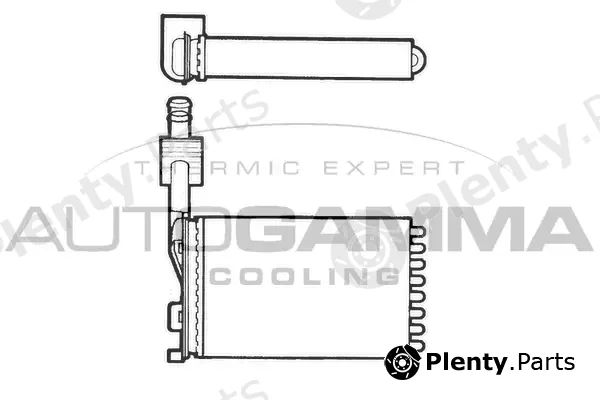 Autogamma 101656 — Heat Exchanger, interior heating