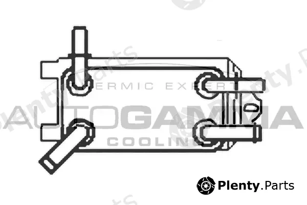 Autogamma 105187 — Oil Cooler, engine oil