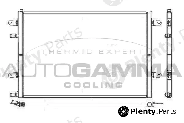 Autogamma 107202 — Radiator, engine cooling