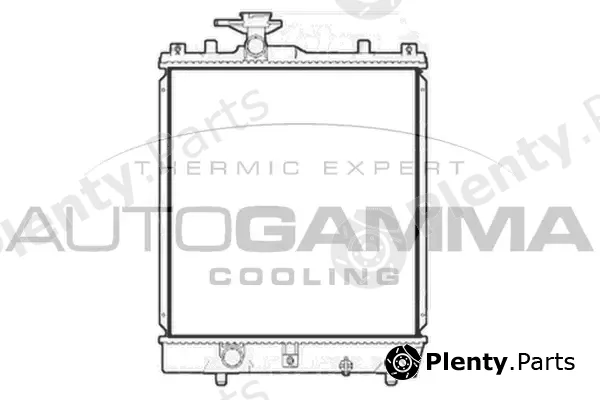 Autogamma 104148 — Radiator, engine cooling