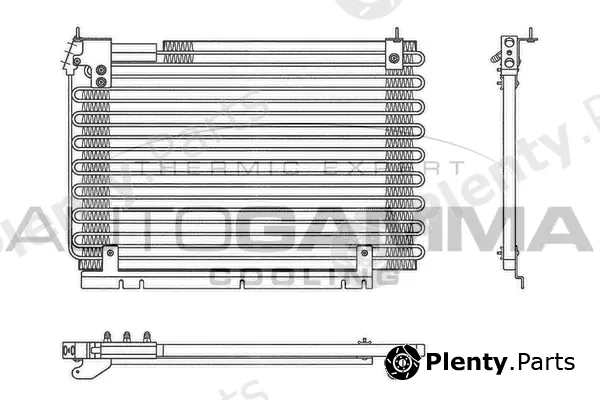 Autogamma 102834 — Condenser, air conditioning