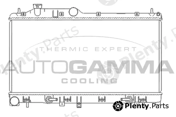 Autogamma 105929 — Radiator, engine cooling
