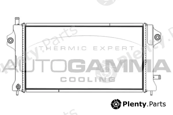 Autogamma 107846 — Radiator, engine cooling
