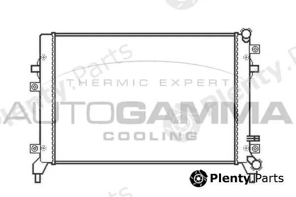 Autogamma 105452 — Radiator, engine cooling