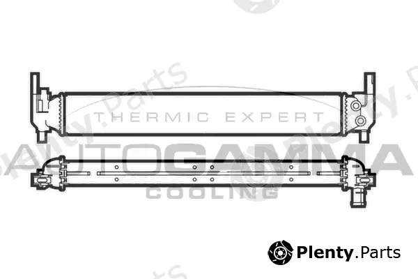 Autogamma 107200 — Radiator, engine cooling
