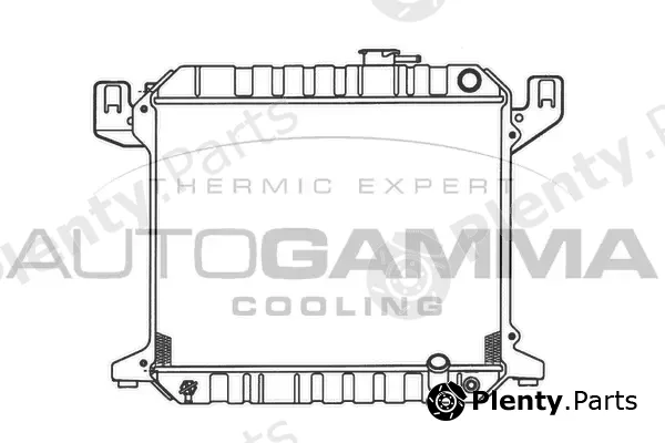 Autogamma 100398 — Radiator, engine cooling