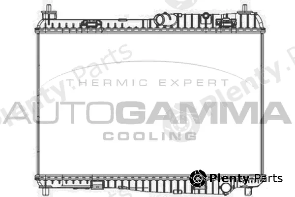 Autogamma 105522 — Radiator, engine cooling