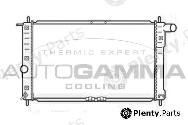Autogamma 104058 — Radiator, engine cooling