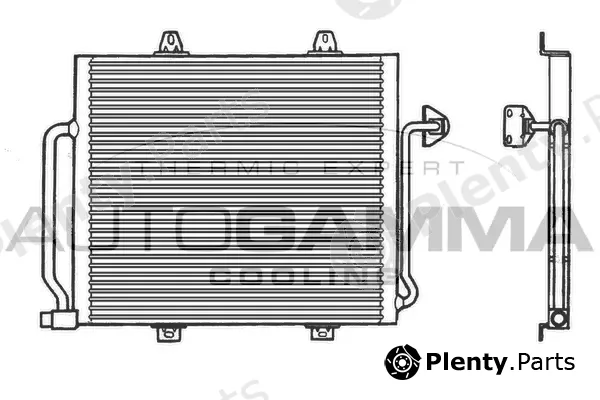 Autogamma 101791 — Condenser, air conditioning