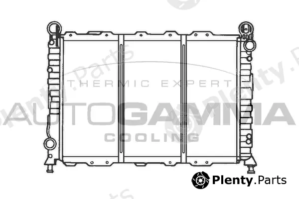 Autogamma 100011 — Radiator, engine cooling