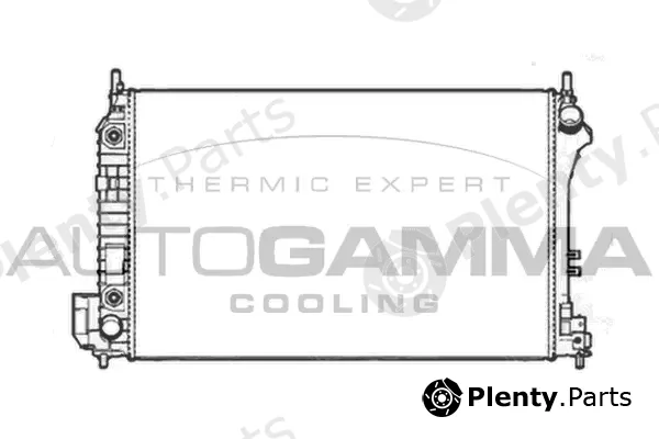 Autogamma 103978 — Radiator, engine cooling