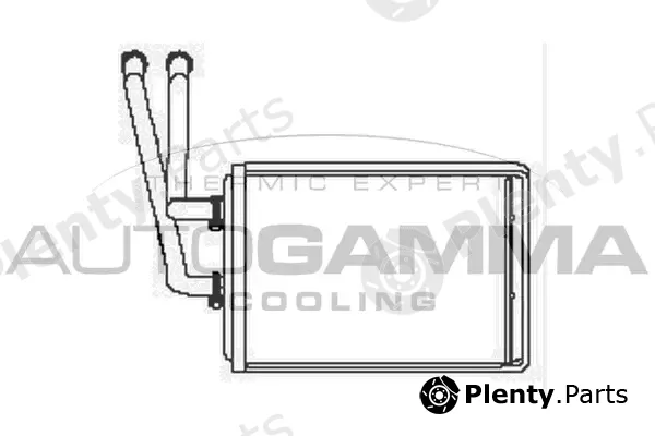 Autogamma 104805 — Heat Exchanger, interior heating