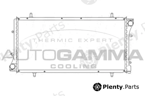 Autogamma 105396 — Radiator, engine cooling