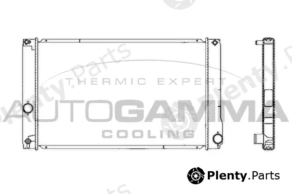 Autogamma 105701 — Radiator, engine cooling