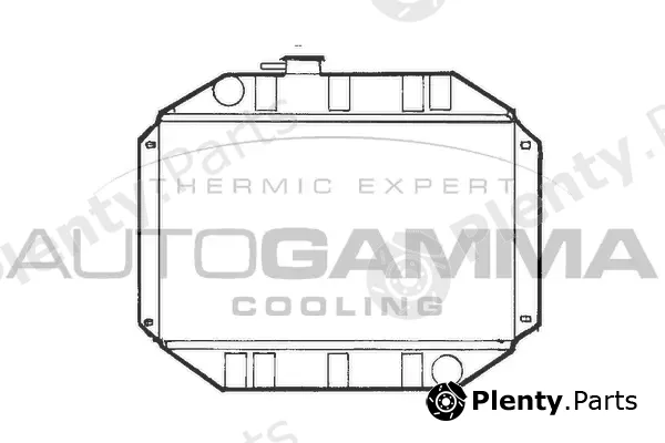 Autogamma 100320 — Radiator, engine cooling