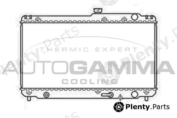 Autogamma 104670 — Radiator, engine cooling
