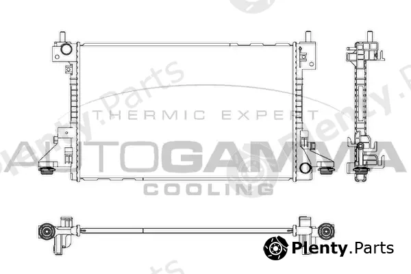 Autogamma 107328 — Radiator, engine cooling