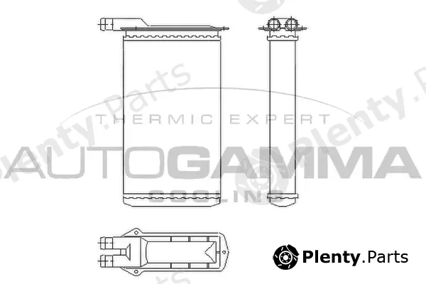 Autogamma 107002 — Heat Exchanger, interior heating