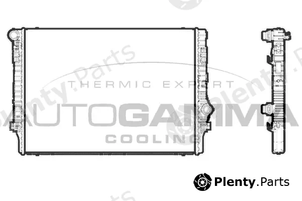 Autogamma 107201 — Radiator, engine cooling