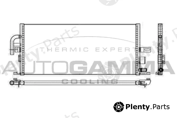 Autogamma 105384 — Radiator, engine cooling