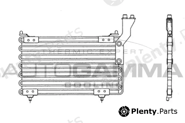 Autogamma 101839 — Condenser, air conditioning
