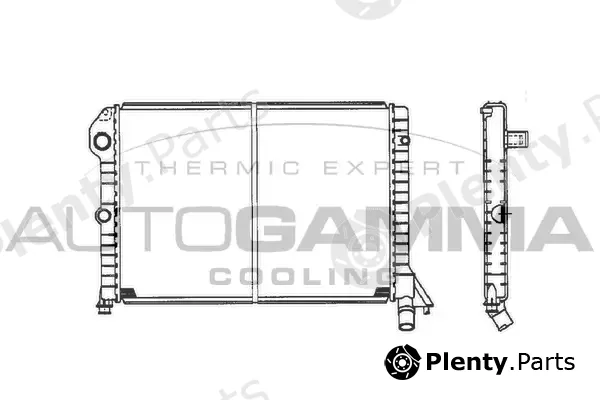 Autogamma 101106 — Radiator, engine cooling