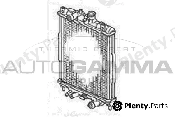 Autogamma 102908 — Radiator, engine cooling