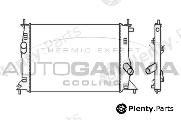 Autogamma 104674 — Radiator, engine cooling