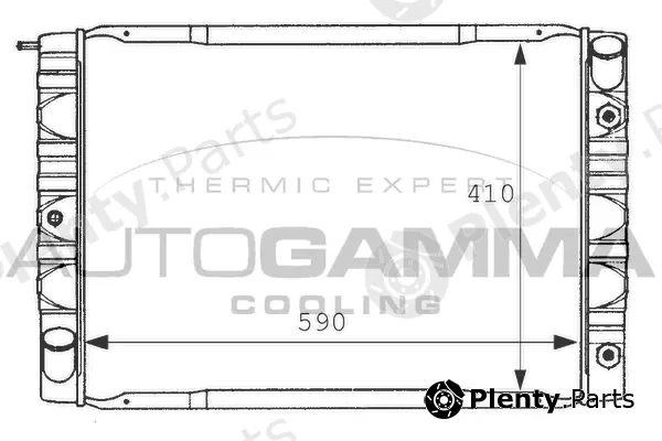 Autogamma 101115 — Radiator, engine cooling