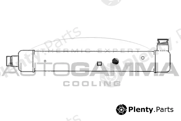 Autogamma 101906 — Oil Cooler, engine oil