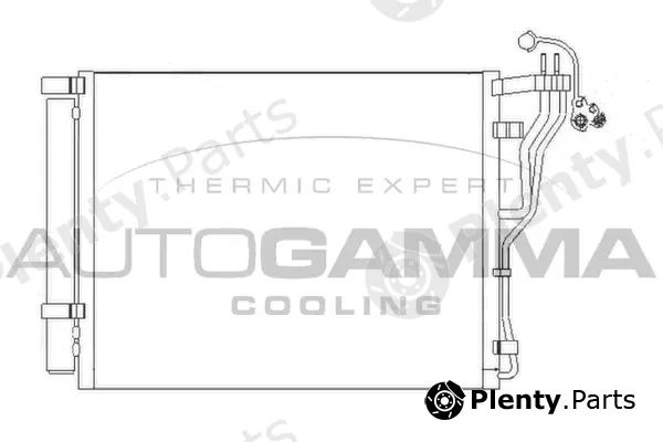 Autogamma 110023 — Condenser, air conditioning