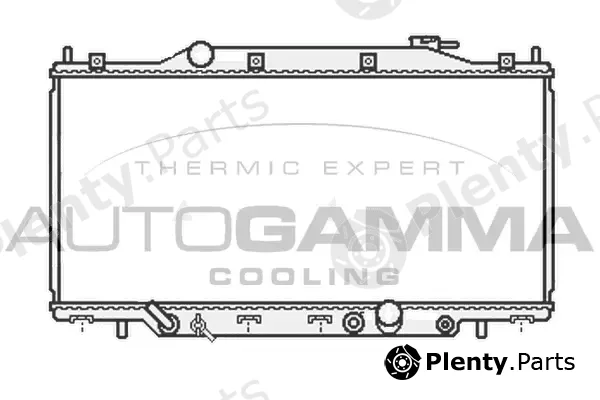 Autogamma 107022 — Radiator, engine cooling