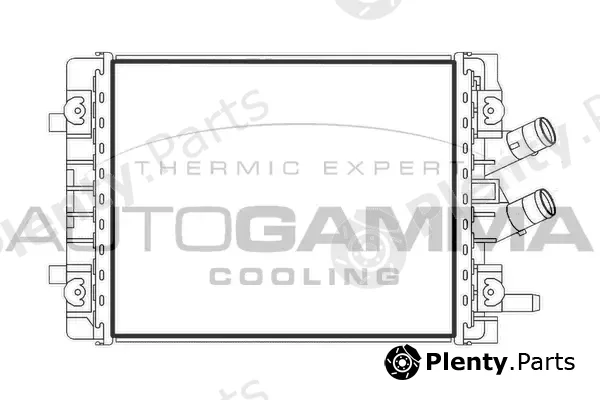 Autogamma 107945 — Radiator, engine cooling