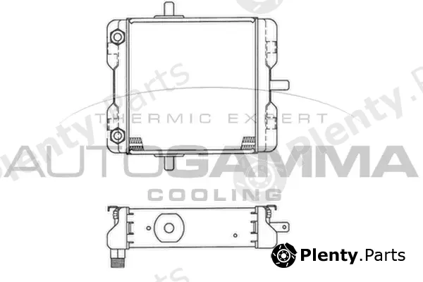 Autogamma 101932 — Oil Cooler, engine oil
