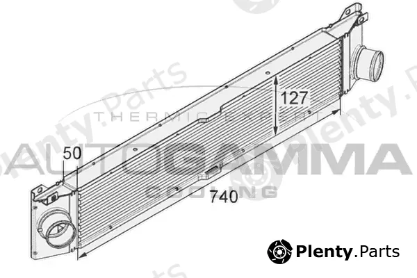 Autogamma 105114 — Charge Air Cooler