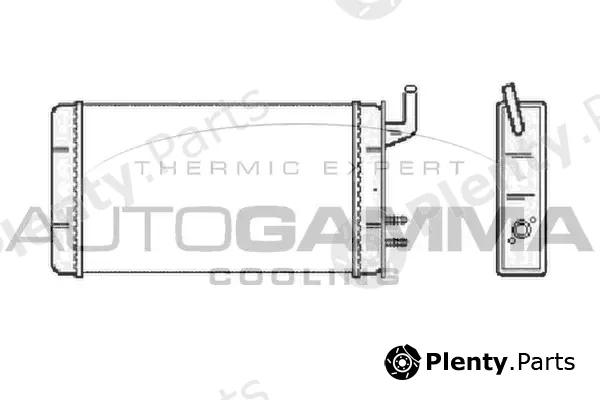 Autogamma 101784 — Heat Exchanger, interior heating