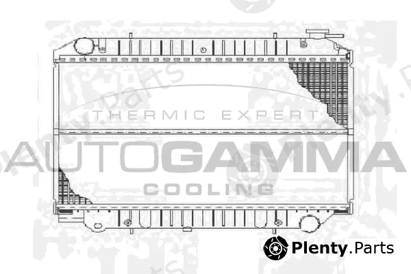 Autogamma 102204 — Radiator, engine cooling